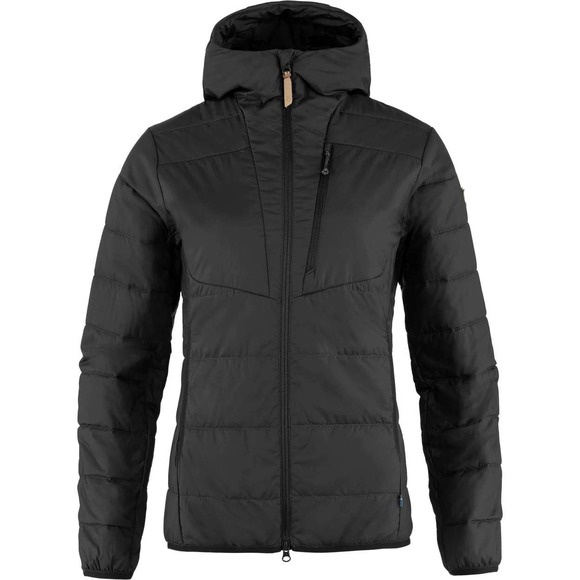 Fjallraven Jackets & Blazers - Fjallraven Black Keb Padded Hoodie Jacket Puffer Full Zip Size Small